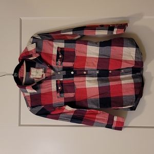 Gilly Hicks Buffalo Plaid Button Down Shirt